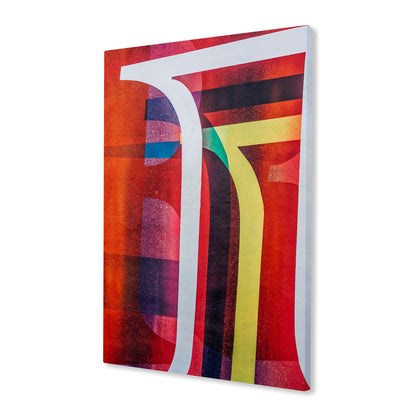 Urban Spectrum Abstract Canvas Art Print