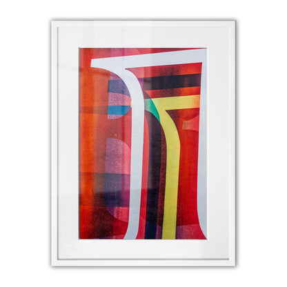 Urban Spectrum Abstract Framed Art Print