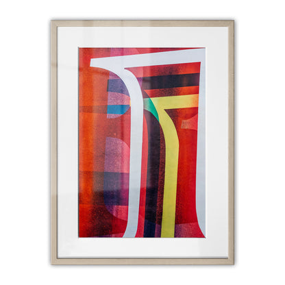 Urban Spectrum Abstract Framed Art Print