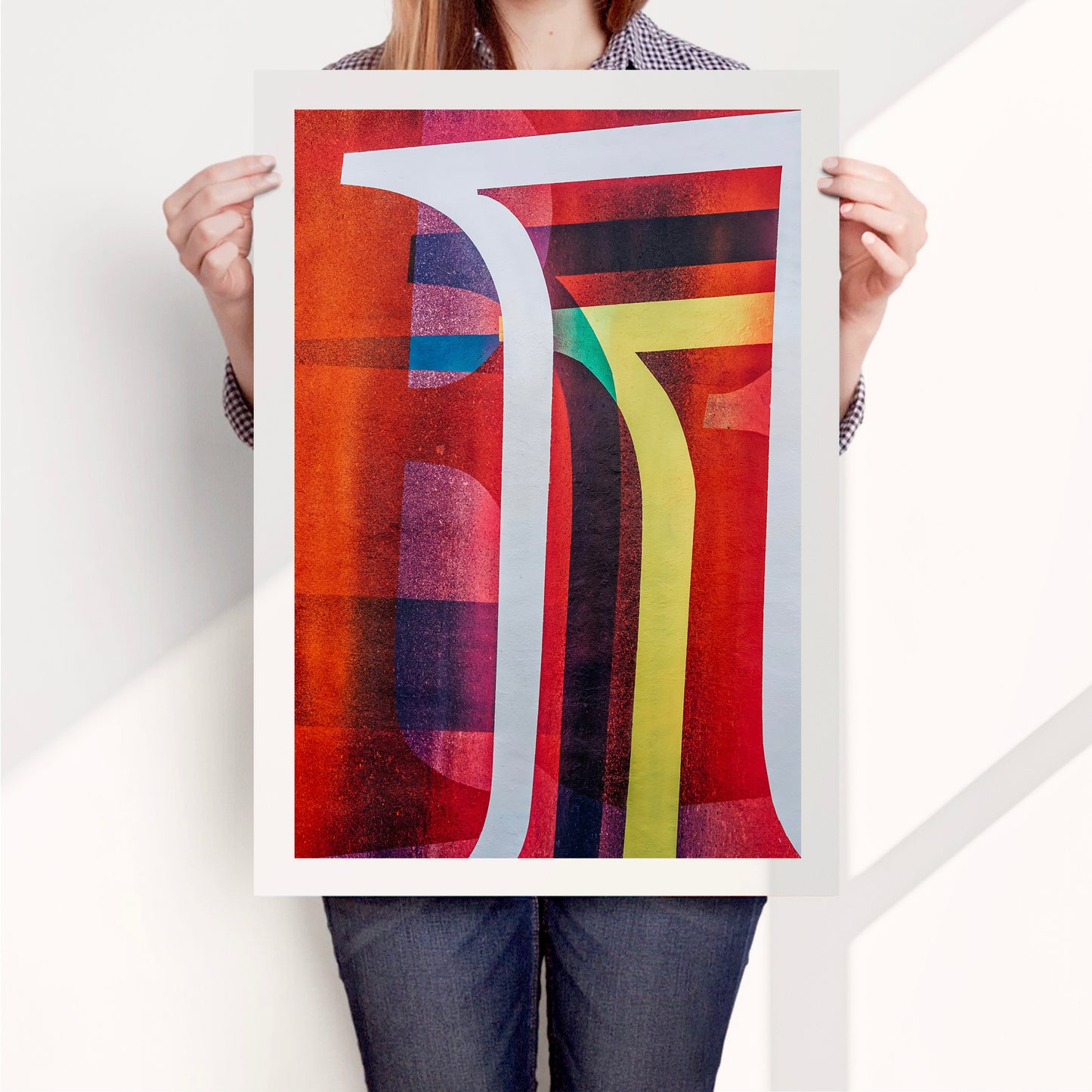 Urban Spectrum Abstract Poster Print