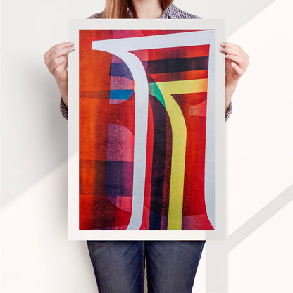 Urban Spectrum Abstract Poster Print