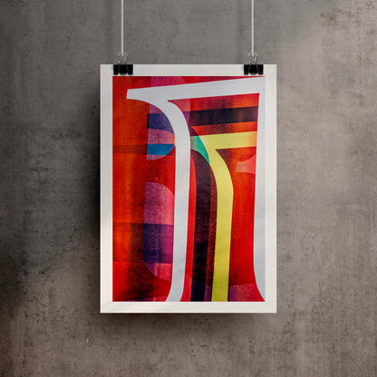 Urban Spectrum Abstract Poster Print