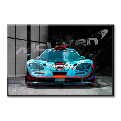 McLaren Gulf Racing Car Acrylic Art Print