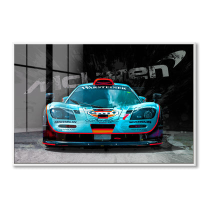 McLaren Gulf Racing Car Acrylic Art Print