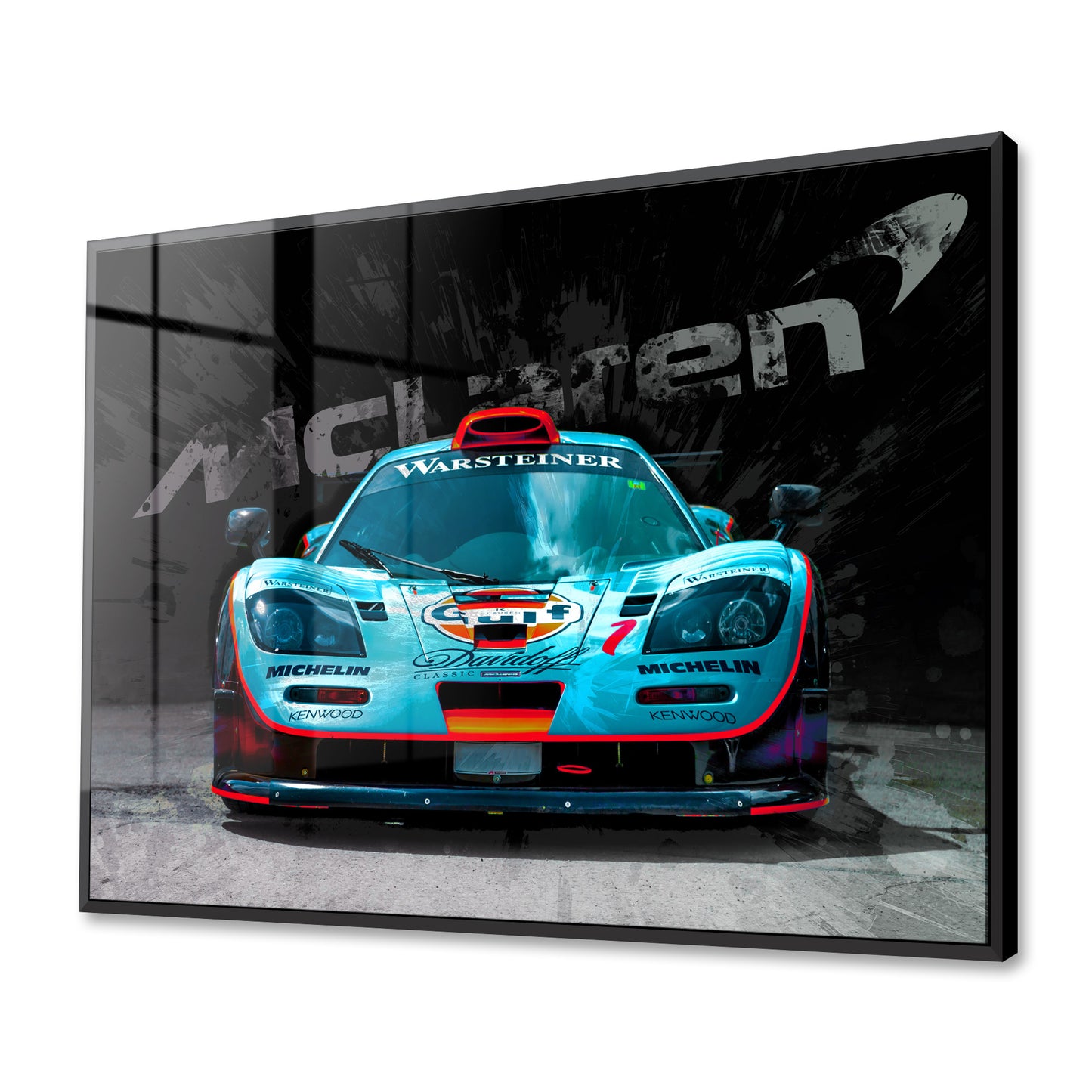 McLaren Gulf Racing Car Acrylic Art Print