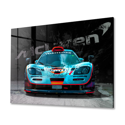 McLaren Gulf Racing Car Acrylic Art Print