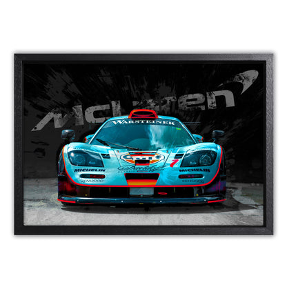 McLaren Gulf Racing Car Canvas Art Print
