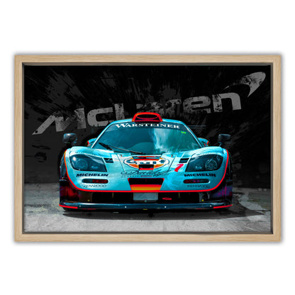 McLaren Gulf Racing Car Canvas Art Print