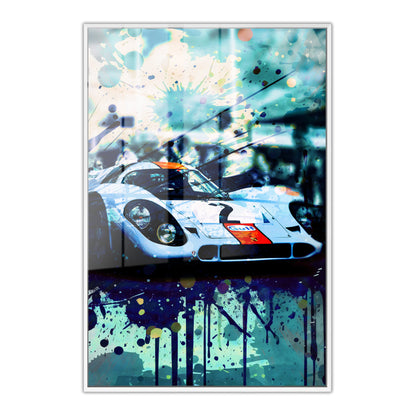 Porsche 917K - 1970 Daytona Winner - Gulf Edition Acrylic Art Print