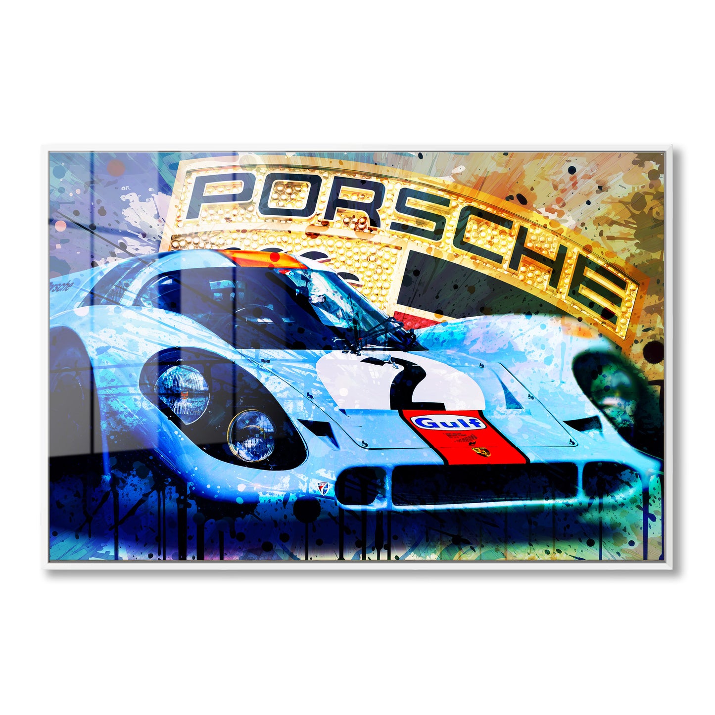Porsche 917K - 1970 Daytona Winner - Gulf Edition Acrylic Art Print