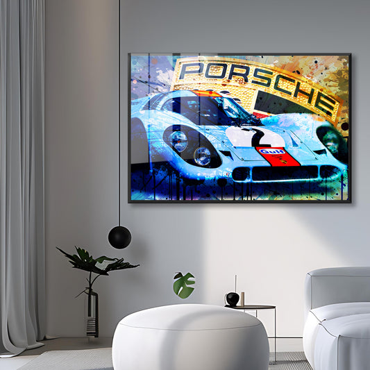 Porsche 917K - 1970 Daytona Winner - Gulf Edition Acrylic Art Print