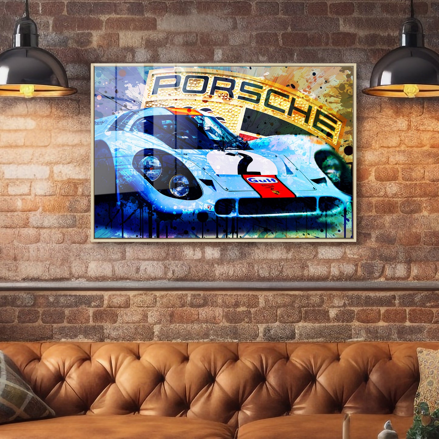 Porsche 917K - 1970 Daytona Winner - Gulf Edition Acrylic Art Print