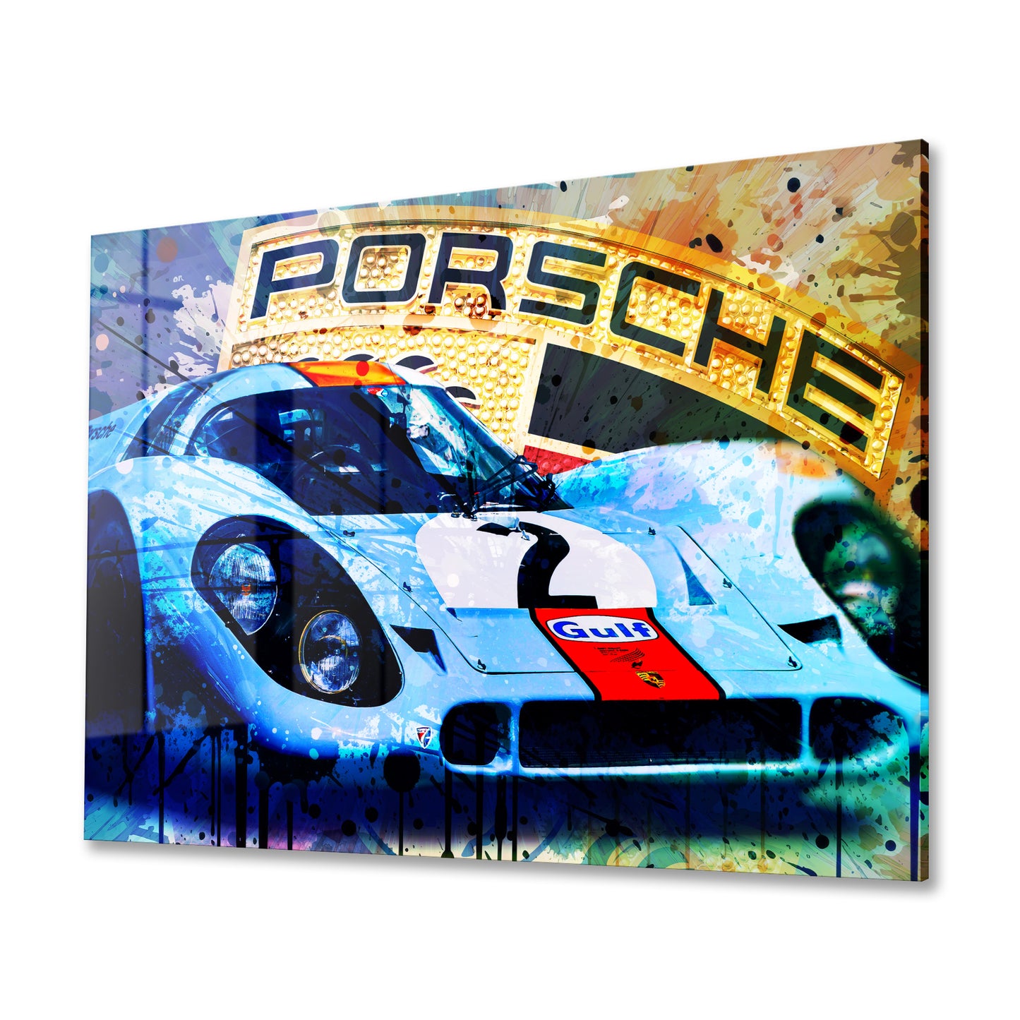 Porsche 917K - 1970 Daytona Winner - Gulf Edition Acrylic Art Print
