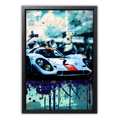 Porsche 917K - 1970 Daytona Winner - Gulf Edition Canvas Art Print