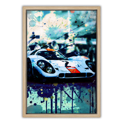 Porsche 917K - 1970 Daytona Winner - Gulf Edition Canvas Art Print