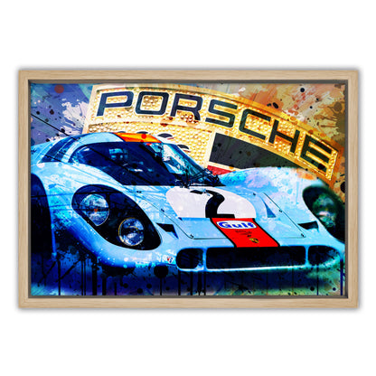 Porsche 917K - 1970 Daytona Winner - Gulf Edition Canvas Art Print