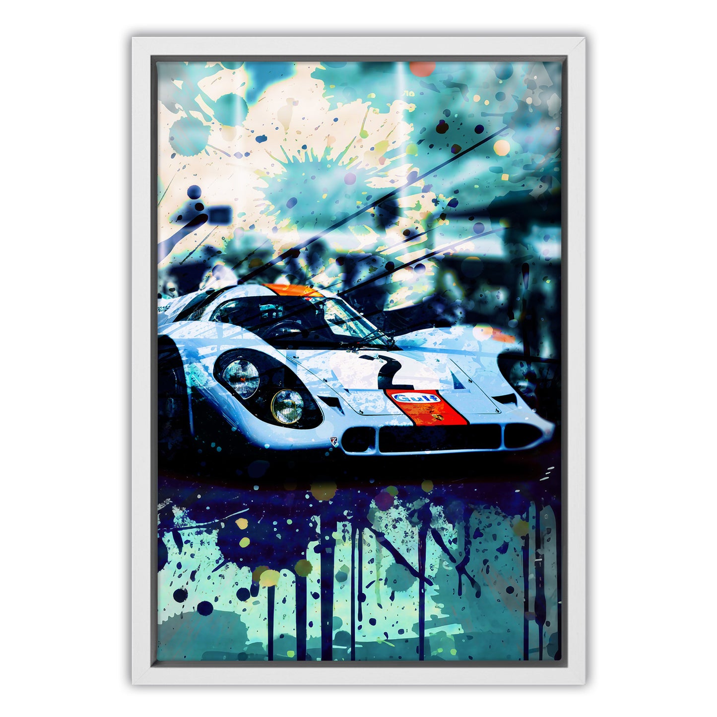 Porsche 917K - 1970 Daytona Winner - Gulf Edition Canvas Art Print