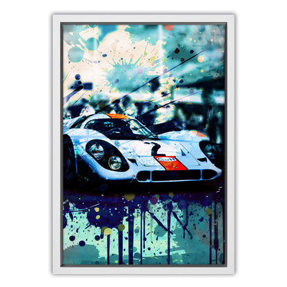 Porsche 917K - 1970 Daytona Winner - Gulf Edition Canvas Art Print