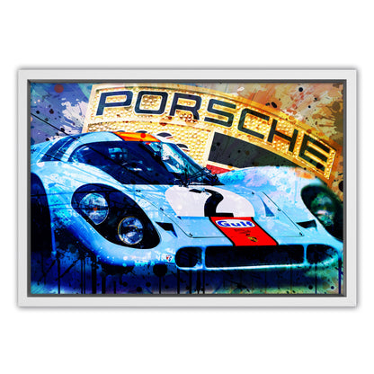 Porsche 917K - 1970 Daytona Winner - Gulf Edition Canvas Art Print