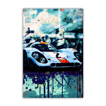 Porsche 917K - 1970 Daytona Winner - Gulf Edition Canvas Art Print