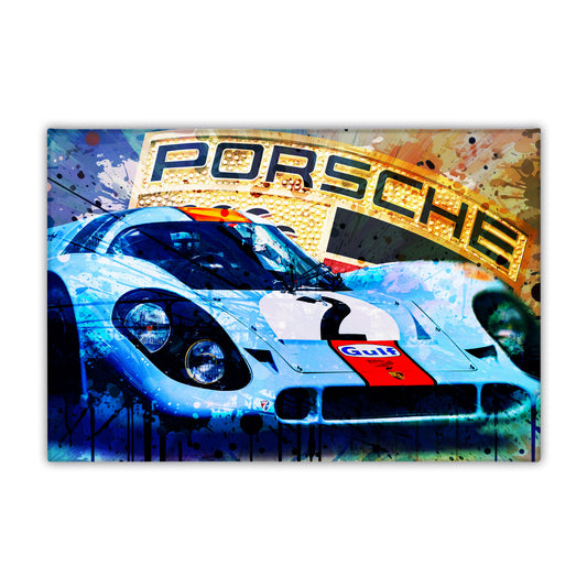 Porsche 917K - 1970 Daytona Winner - Gulf Edition Canvas Art Print