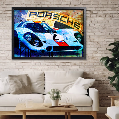 Porsche 917K - 1970 Daytona Winner - Gulf Edition Canvas Art Print