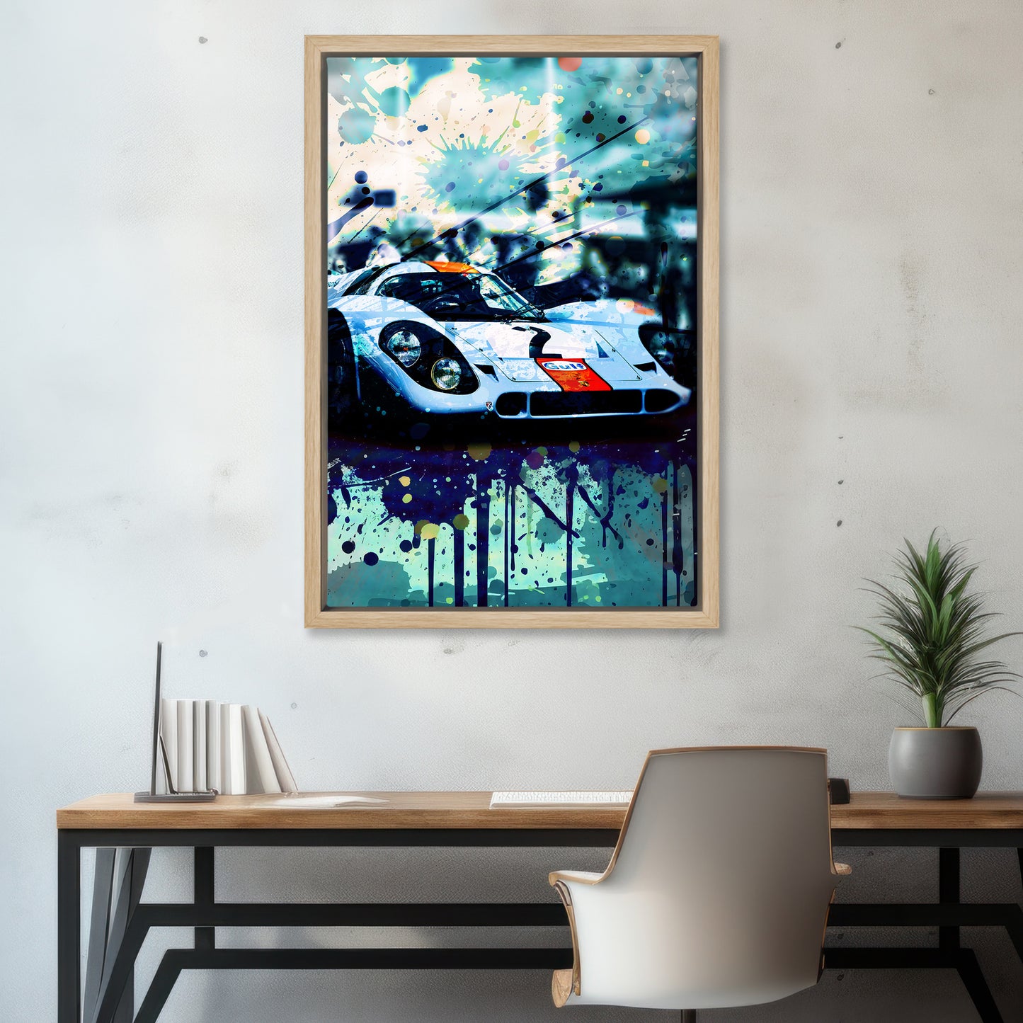 Porsche 917K - 1970 Daytona Winner - Gulf Edition Canvas Art Print