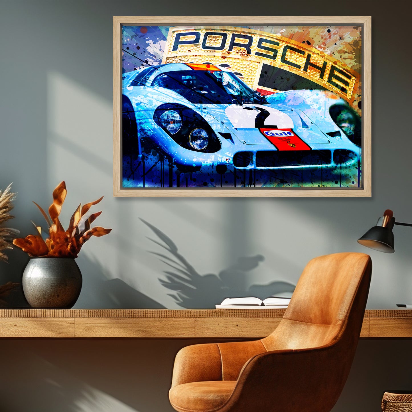 Porsche 917K - 1970 Daytona Winner - Gulf Edition Canvas Art Print