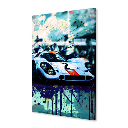 Porsche 917K - 1970 Daytona Winner - Gulf Edition Canvas Art Print