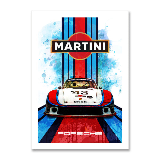 Porsche 935 78 Martini Racing Poster Print