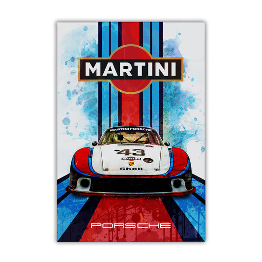 Porsche 935 78 Martini Racing Canvas Art Print