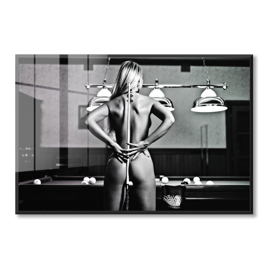 Cue the Game Acrylic Art Print