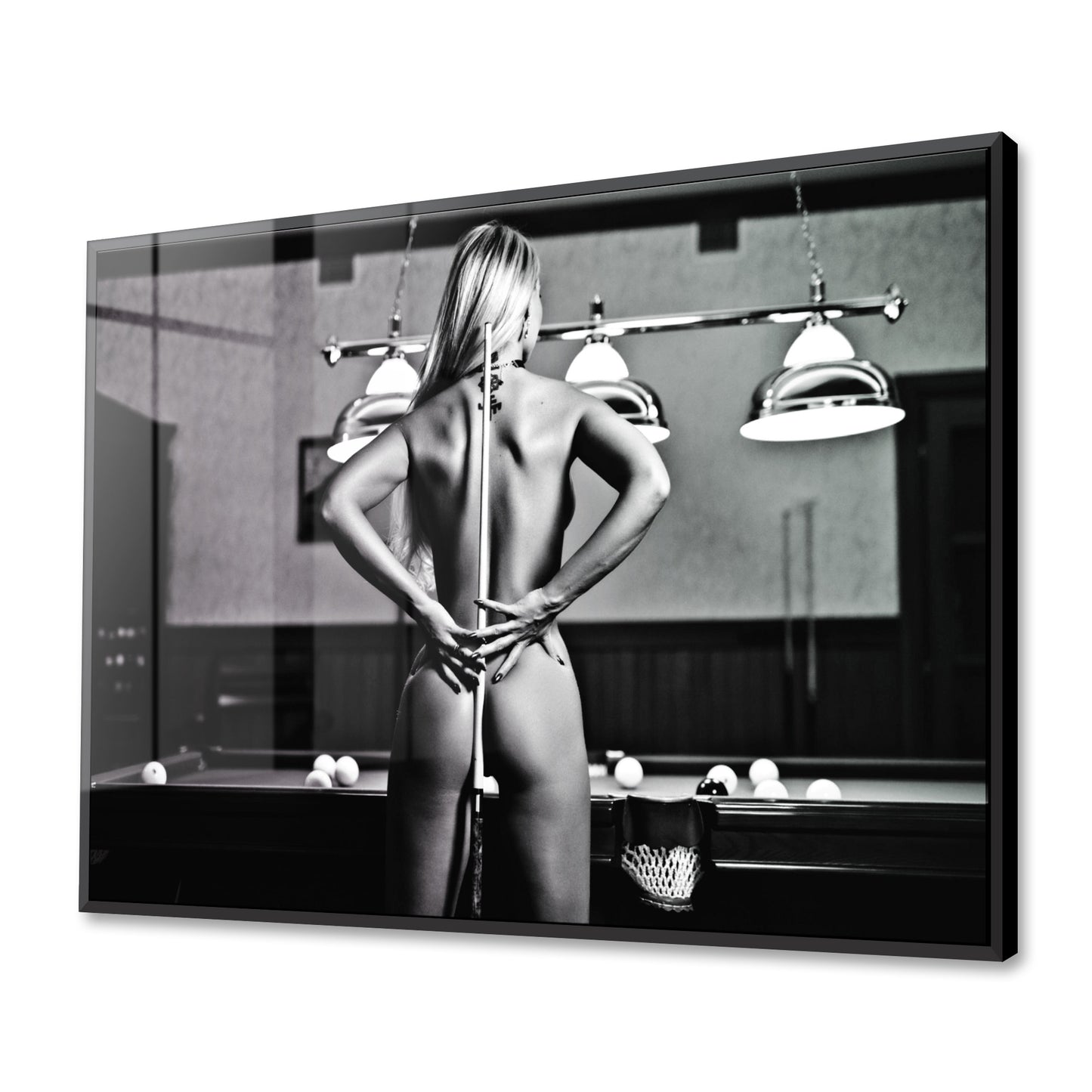 Cue the Game Acrylic Art Print