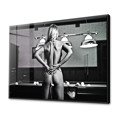 Cue the Game Acrylic Art Print