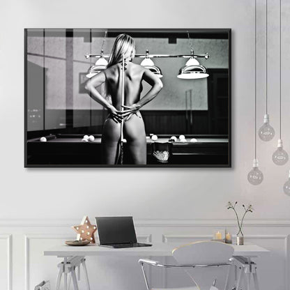 Cue the Game Acrylic Art Print