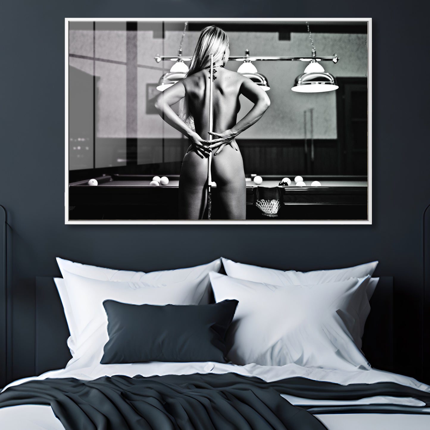 Cue the Game Acrylic Art Print