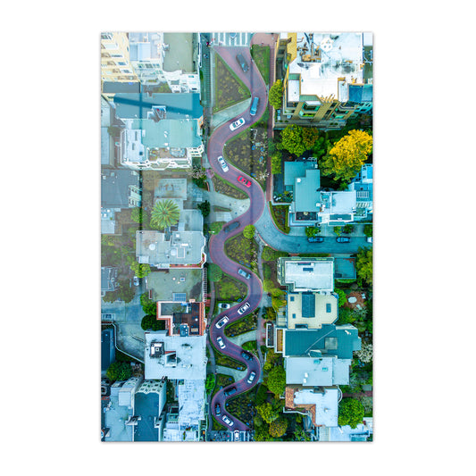 Lombard Street, San Francisco Acrylic Art Print