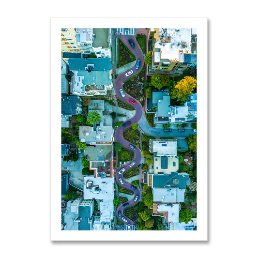 Lombard Street, San Francisco Poster Print