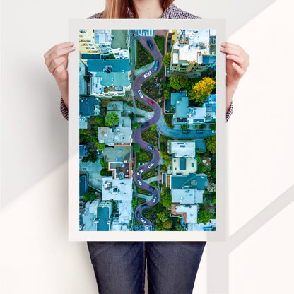 Lombard Street, San Francisco Poster Print