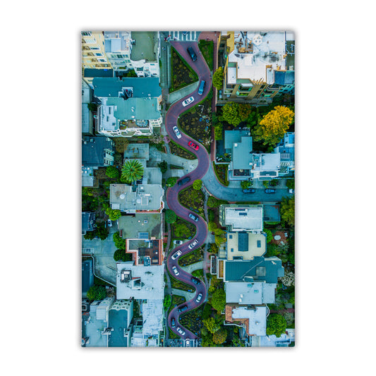 Lombard Street, San Francisco Canvas Art Print