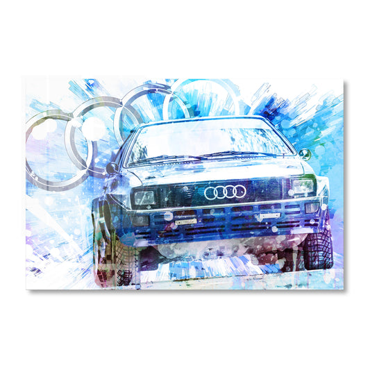 Audi Quattro Rally Car Acrylic Art Print