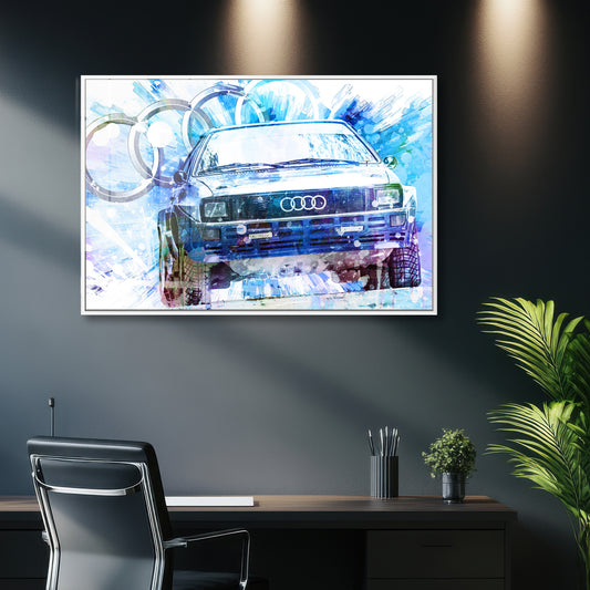 Audi Quattro Rally Car Acrylic Art Print