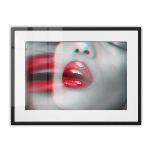 Glossed Breath Framed Art Print