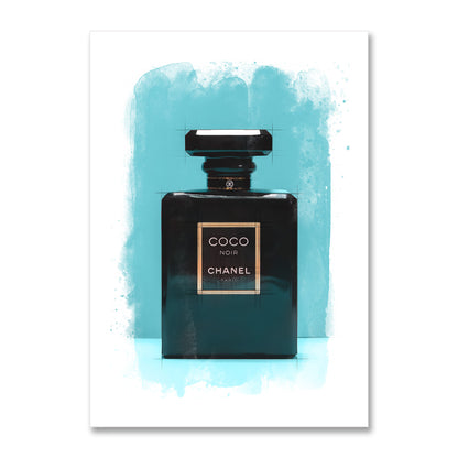 Chanel Coco Bottle Watercolour Poster Print