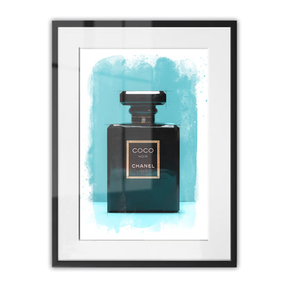 Chanel Coco Bottle Watercolour Framed Art Print