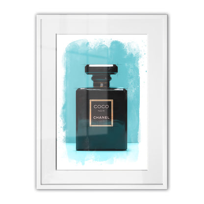 Chanel Coco Bottle Watercolour Framed Art Print