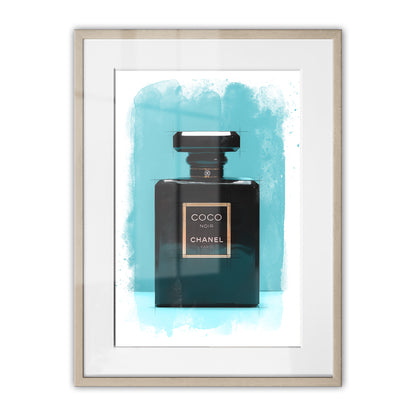 Chanel Coco Bottle Watercolour Framed Art Print