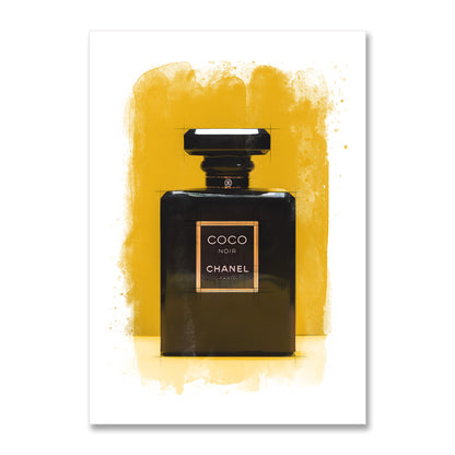 Chanel Coco Bottle Watercolour Poster Print
