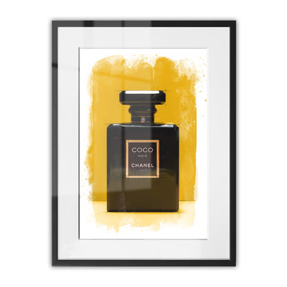 Chanel Coco Bottle Watercolour Framed Art Print