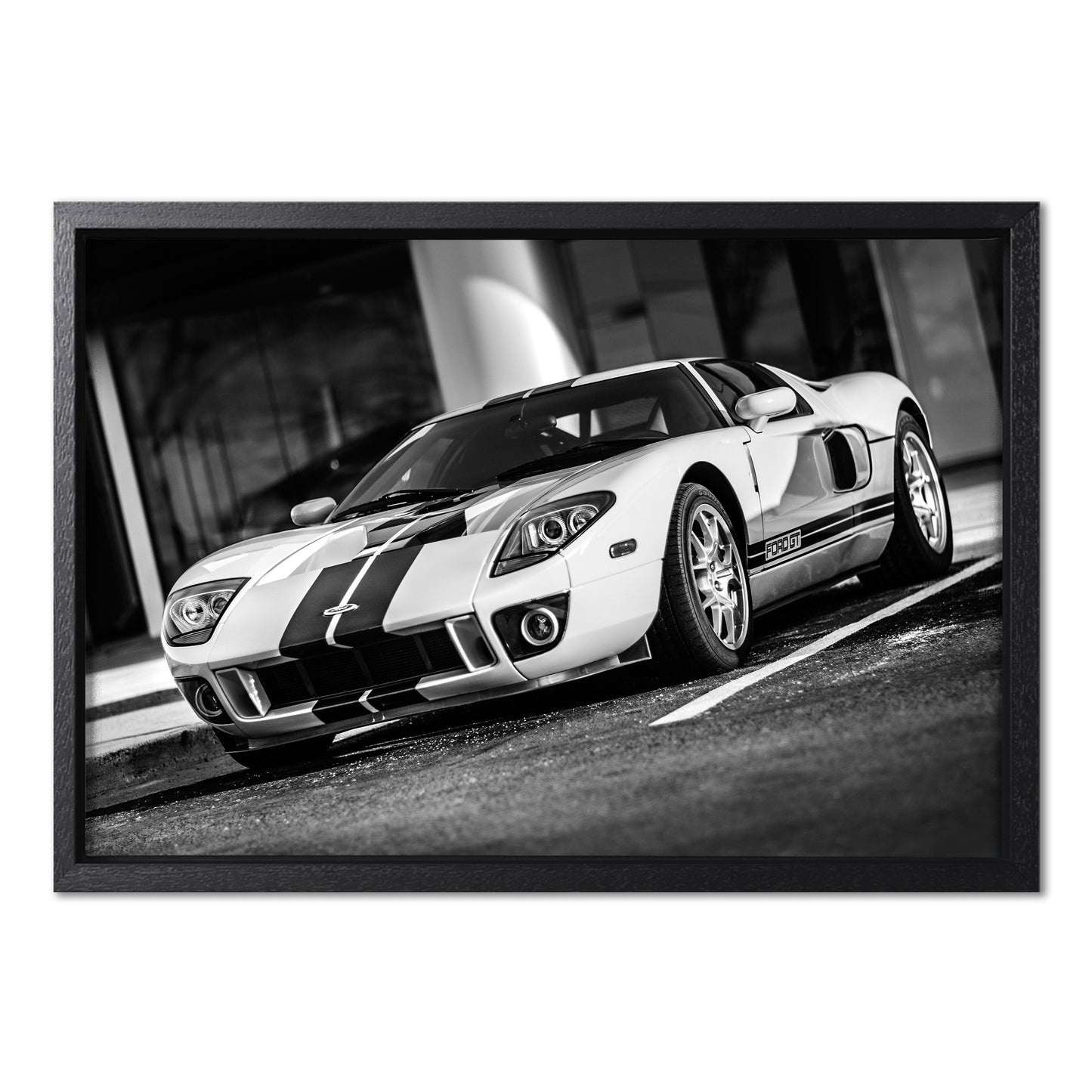 White Ford GT